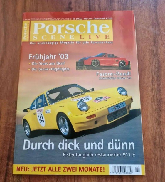 Porsche Scene LIVE Nr.3/2003 Nmet Porsche Magazin