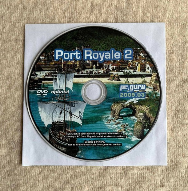 Port Royale 2 PC játék PC Guru DVD