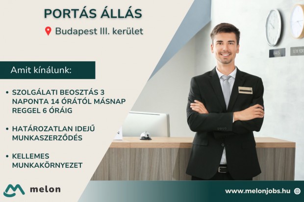 Portás álláslehetőség