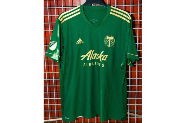 Portland Timbers eredeti adidas 2017-18-as zld MLS mez