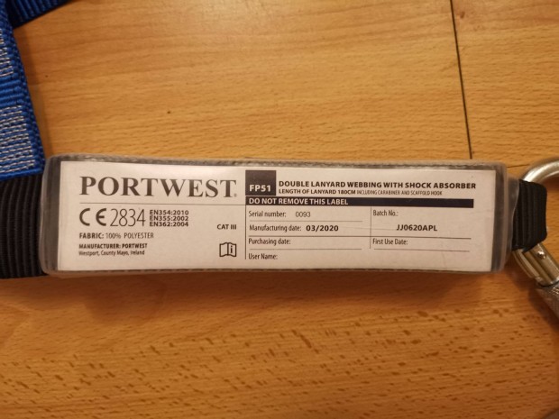 Portwest FP51 hevederpros energiaelnyel ktl