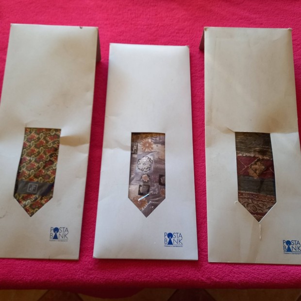 Postabank ltal kiadott retro nyakkendk
