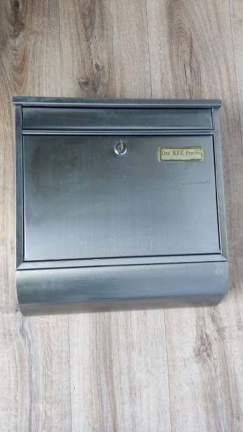 Postaláda újságtartóval ezüst 1 kulccsal