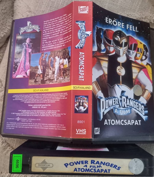 Power Rangers - Az atomcsapat - sci- fi vhs - nagytok