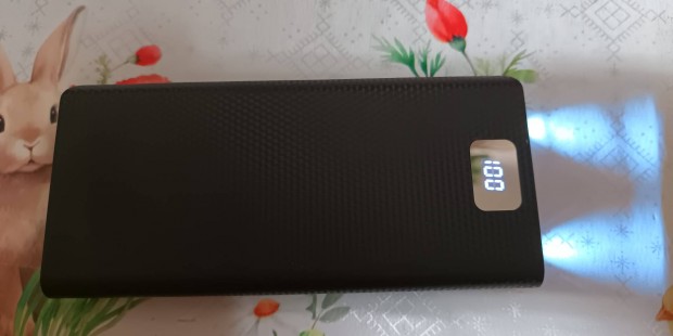 Power bank külső akkumulátor cserélhető cellás 20.000ma