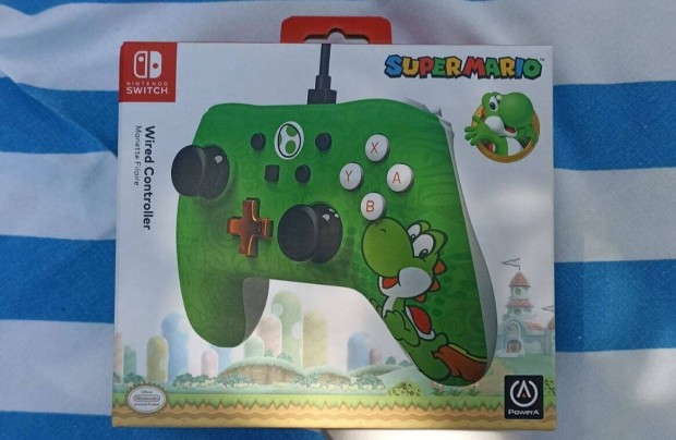 Powera vezetékes Nintendo Switch Yoshi kontroller