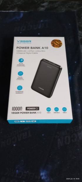 Powerbank 10000 mAh vadonatj 