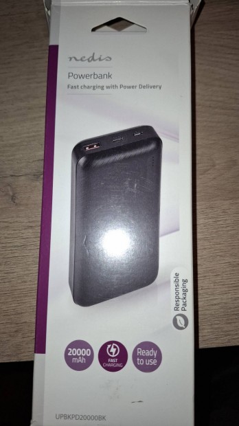 Powerbank Nedis 20000mAh, PD2.0 18Wנ1