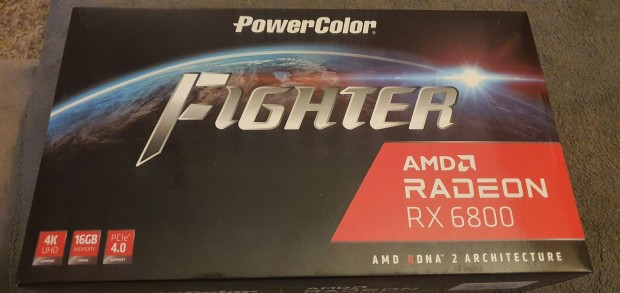 Powercolor Radeon RX 6800 Fighter 16GB Gddr6 256bit 4K Videokrtya