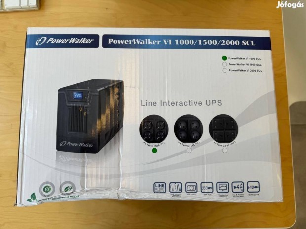 Powerwalker VI 1000 SCL 230V Sznetmentes Tpegysg j 27% fa Szmla