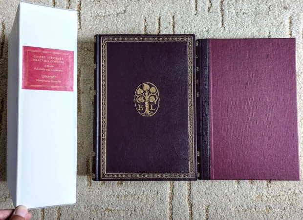 Practica copiosa - Caspar Stromayr - kódex hasonmás reprint fakszimile