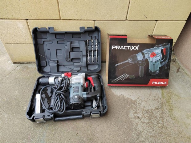 Practixx PX-BH-5 ütvefúró vésőgép bontokalapács Ingyen szállítás