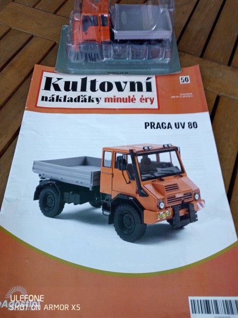 Praga UV 80 kis teherautó modell Deagostini 1:43 Új!!!Bontatlan!!!