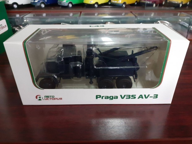 Praga V3S AV 3 "Avtoistoria" kisauto modell 1/43 Elad