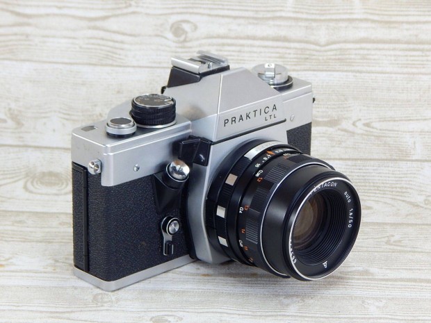 Praktica LTL retro fnykpezgp - Pentacon 50mm 1:1.8 objektv