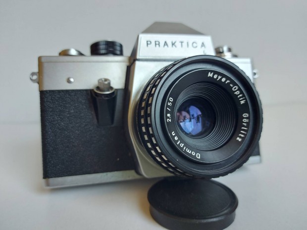 Praktica L filmes fnykpezgp Meyer Optik objektvvel