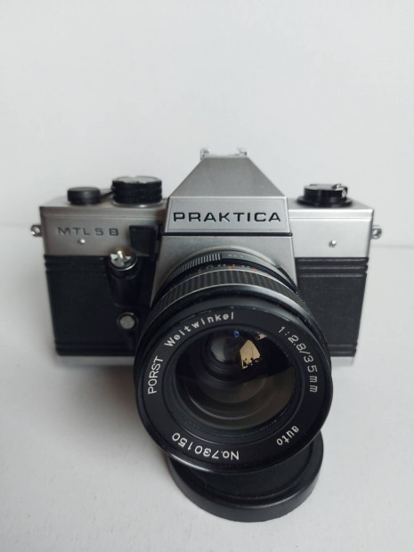 Praktica MTL 5B filmes vz Porst objektvvel