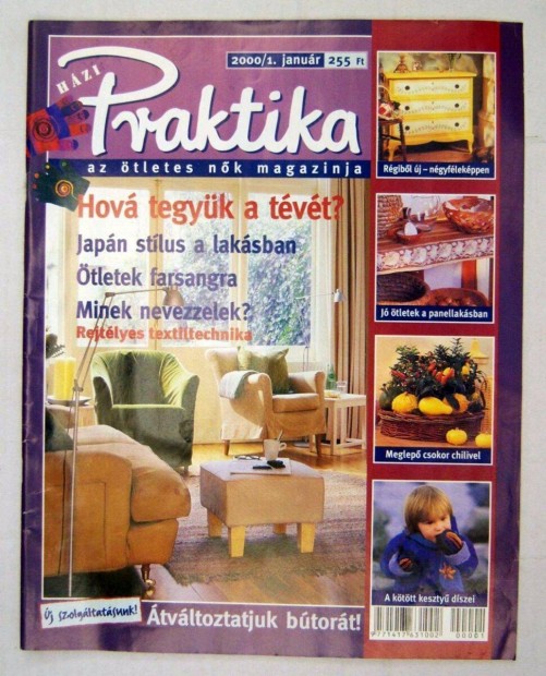 Praktika 2000/1.szm Janur (mellklettel) tartalomjegyzkkel