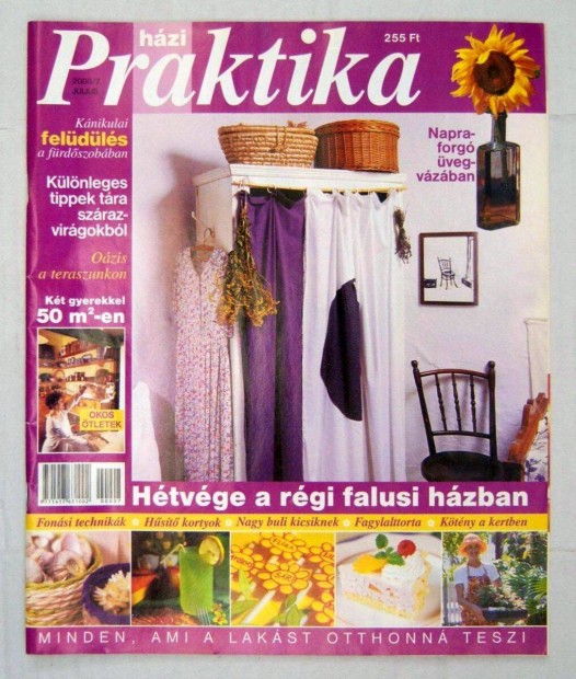 Praktika 2000/7.szm Jlius (mellklettel) tartalomjegyzkkel