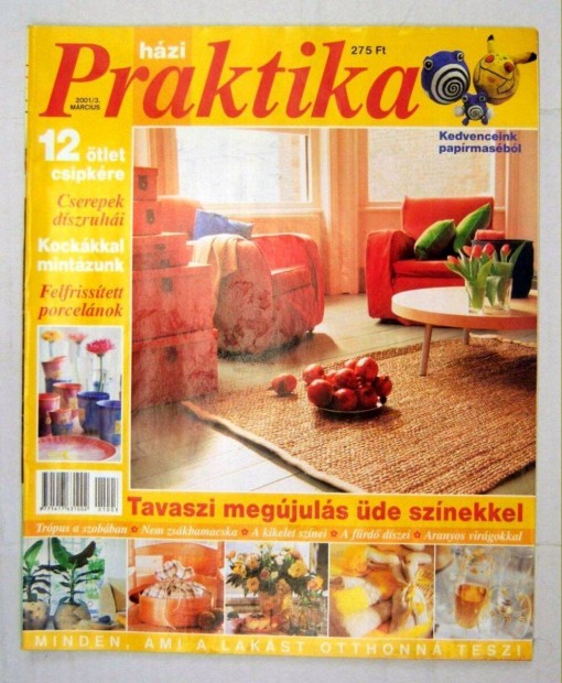 Praktika 2001/3.szm Mrcius (mellklettel) tartalomjegyzkkel