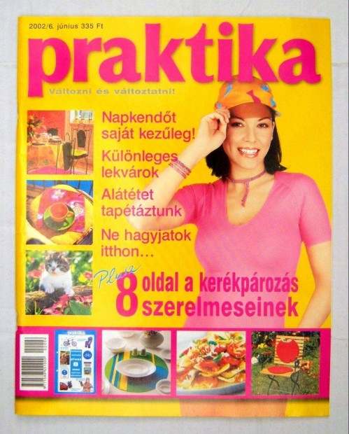 Praktika 2002/6.szm Jnius (mellklettel) tartalomjegyzkkel