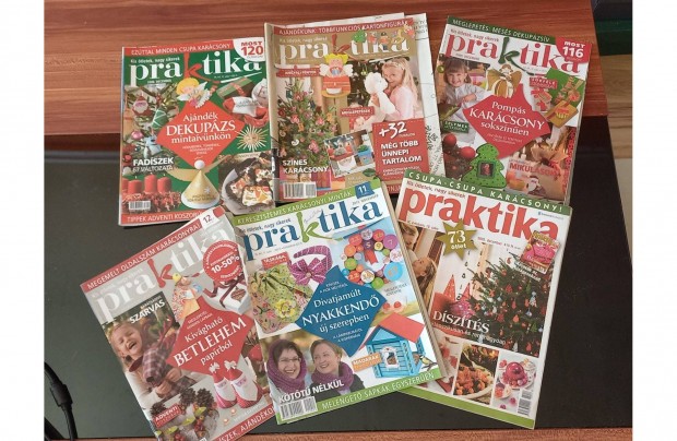 Praktika magazinok 2005-2012 vi 6db egytt csak 2000ft!!