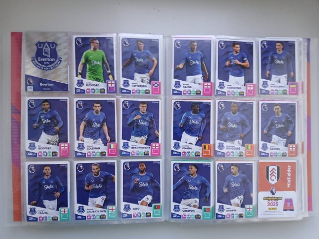 Premier League 2025 alapkártyák