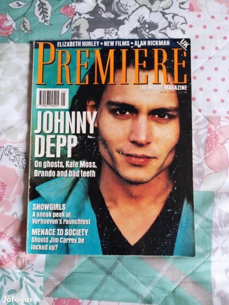 Premiere magazin 1995 mjus, Johnny Depp