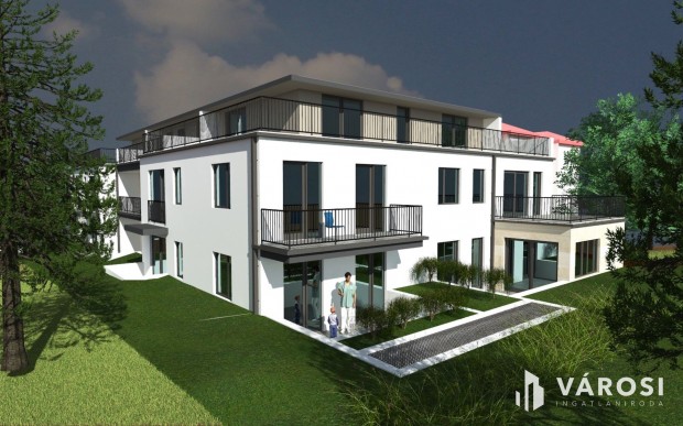 Pr�mium AA+ 163 m2-es h�szivatty�s lak�s saj�t kerttel elad�