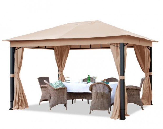 Premium kerti pavilon pergola rendezvnystor fedett kerti