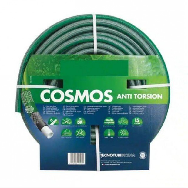 Prmium locsoltml olasz Cosmos 6 rteg csavarodsmentes 1/2" 25 m