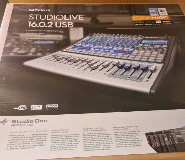 Presonus Studiolive 16.0.2 USB Digitlis kever