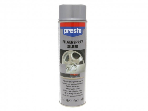 Presto ezüst kerék festék spray - 500ml
