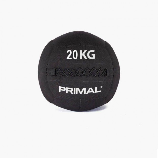 Primal kevlr medicin labda, wallball, 20 kg - fekete