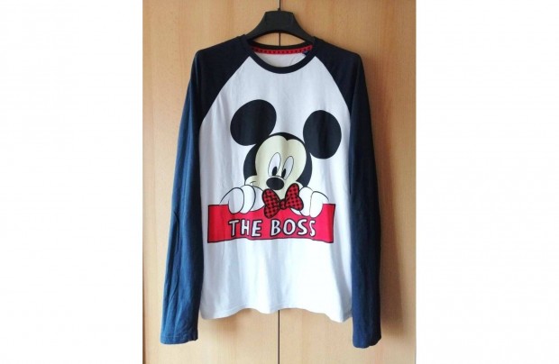 Primark Mickey egeres férfi pizsama felső M-es