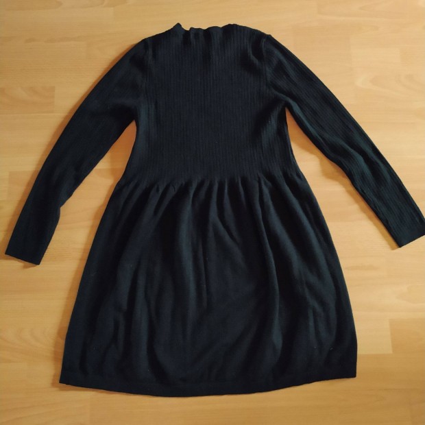 Primark fekete női kötött ruha tunika S M