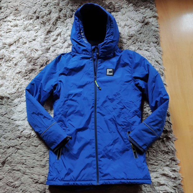 Primark kék bélelt kabát 12-13 év 158