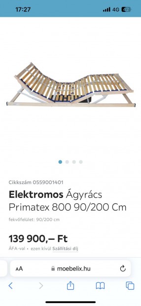 Primatex 800 elektromos gyrcs
