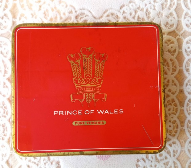 Prince of Wales cigaretts/ szivarks doboz 