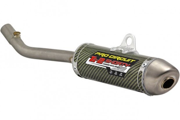 Pro Circuit TI-2 Shorty hangtompt sznszlas / Kevlar / titn KX 12