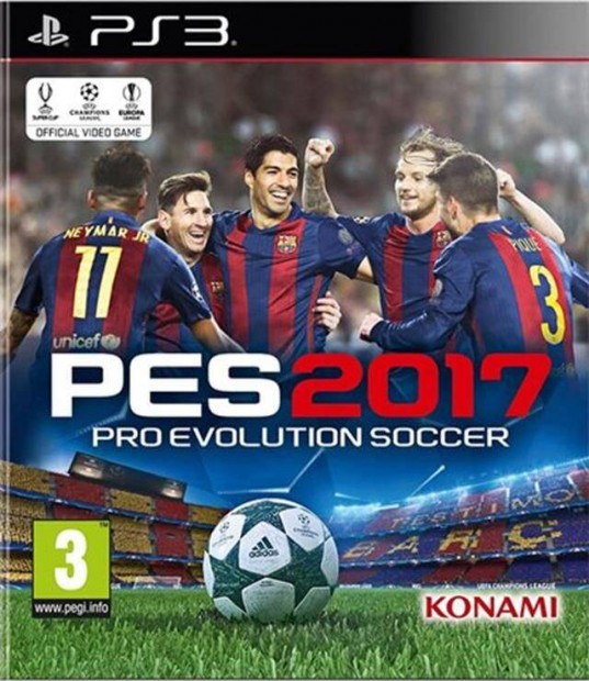 Pro Evolution Soccer 2017 PS3 jtk