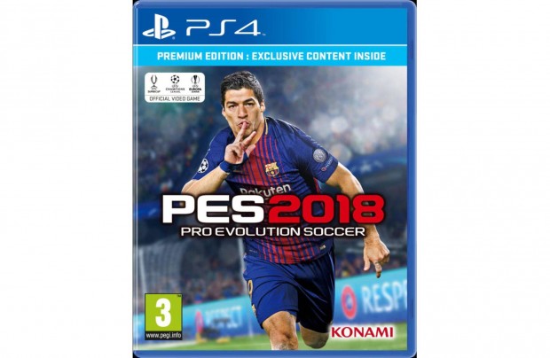 Pro Evolution Soccer 2018 Premium Edition (PES 18) - PS4 jtk