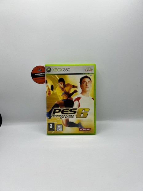 Pro Evolution Soccer 6 - Xbox 360 jtk, hasznlt