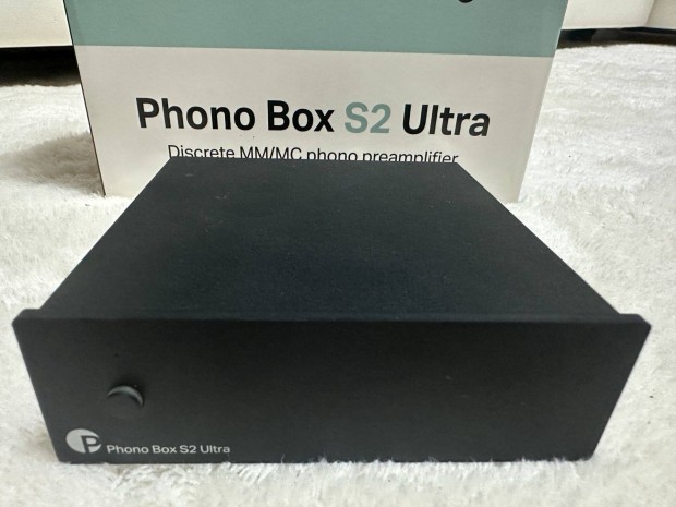 Pro-Ject Phono Box S2 Ultra - phono elerst /fekete