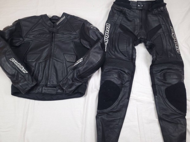 Probiker Prx Black férfi kétrészes motoros bőrruha XL 54