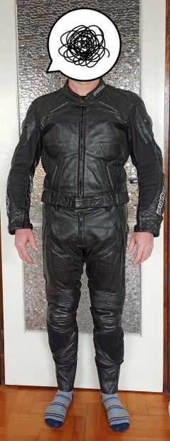 Probiker bőr motoros ruha eladó