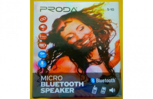 Proda Bluetooth hangszr flron - j, bontatlan