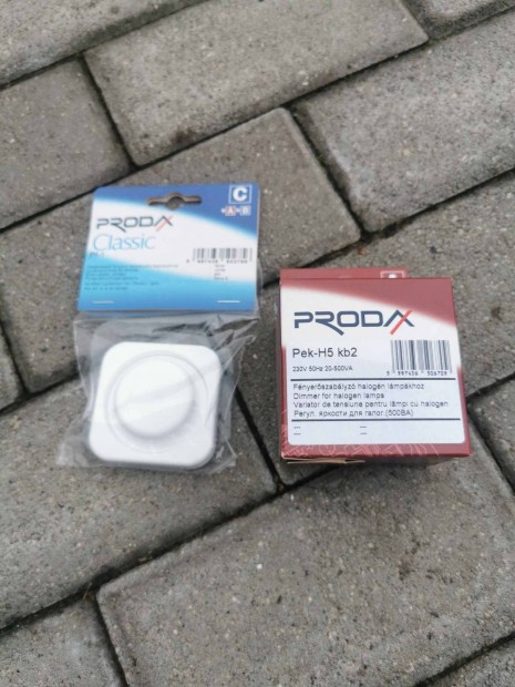 Prodax Classic Dimmer fnyerszablyz + fehr forgatgomb