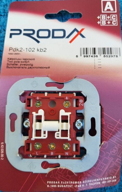 Prodax Classic s Arcus Pdk-101 kb2, Pdk2-102kb2 villanykapcsolk!