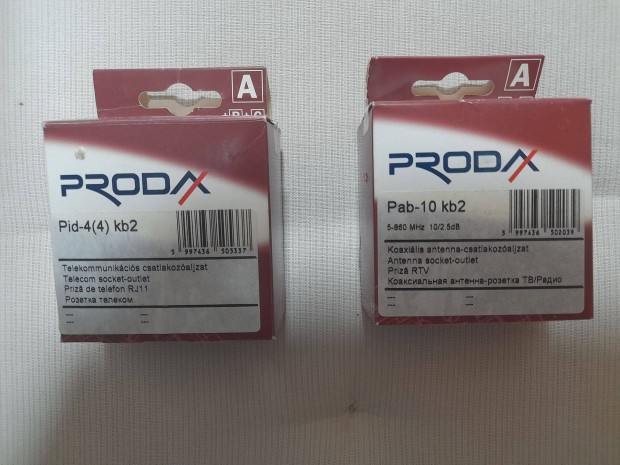 Prodax Pid-4(4) kb2 s Pab-10 kb2 aljzatok bontatlan csomagolsban